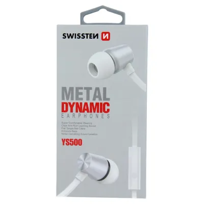 Obrázok produktu pre Swissten metal Dynamic Ys500, strieborno-biele