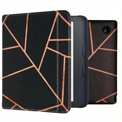 Produktbild von imoshion Design Slim Hard Case Sleepcover mit Stand Tolino Vision 5 - Black Graphic