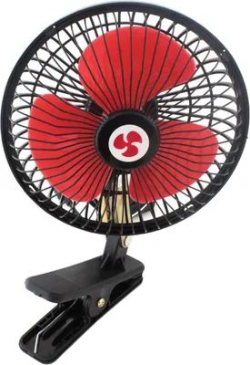 Image de APT AG147F Ventilateur de voiture 22 cm, 12 V, rouge