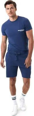 Produktbild von Björn Borg - Herren - STHLM Cut Off Shorts - Blau/Weiß - Gr. S