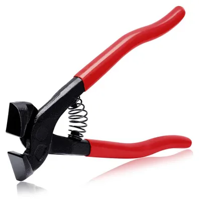 Produktbild von Tegelzange für Fliesen – 195 x 50,8 mm – Kohlenstoffstahl – Schwarz – Für Glas und Keramik