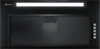 Immagine prodotto di Viledo 60.1 Cofano nero Cofano cucina ad aria di scarico con filtro | Cofano sottopensile Cofano cucina da incasso Modulo ventilatore
