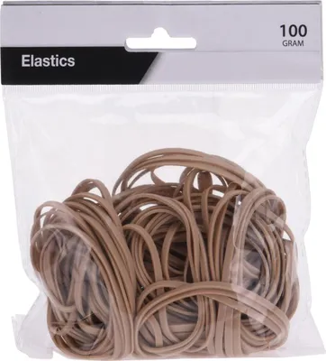 Produktbild von 12x Gummibänder 100g Bunt Ringe Band Bänder Haushalt Küchen Beutel Büro Beutel