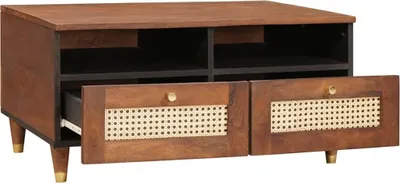 Immagine prodotto di vidaXL Tavolino da caffè, 80 x 54 x 40 cm, legno massello di mango