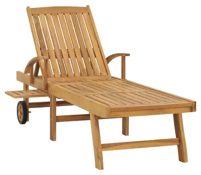 Immagine prodotto di Lettino prendisole in legno massiccio di teak