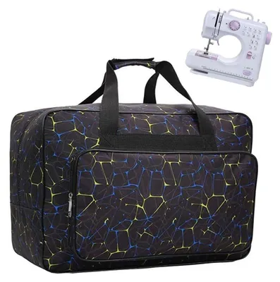 Naaimachinetas 45x23x31 cm, schwarz, wasserdicht, für Standard-Nähmaschinen