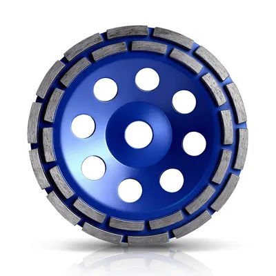 Produktbild von Diamant-Schleiftopf Schleifteller 180x22.23mm Bohrung 12250RPM Diamant Topfschleifer-Turboschleifscheibe für Beton Winkelschleifer Betonschleifer