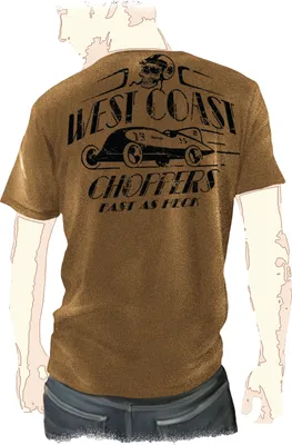 Produktbild von WCC West Coast Choppers T-Shirt Fast As Hack braun-S