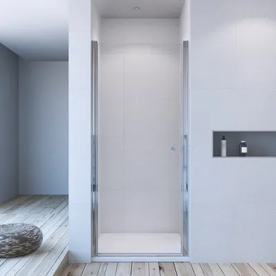 Produktbild von AQUABATOS® Duschtür Nischentür Duschabtrennung Pendeltür Drehtür Schwingtür Dusche Duschwand Glas Duschtrennwand aus 6mm ESG Echtglas mit Nano Beschichtung 4. 90 x 195 cm