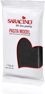 Produktbild von Modellierpaste Schwarz 1 kg SARACINO