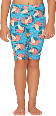 Produktbild von Merry Style Mädchen Kurze Leggings MS10-406(Blau/Einhorn,152)
