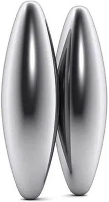 Magnet für Magnettherapie, 16x60 mm, rechteckig, schwarz