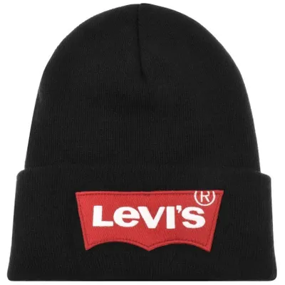 Zdjęcie produktu dla Czapka Levi's, model 228633, typu "oversized batwing", kolor czarny