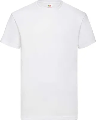 Produktbild von Herren-T-Shirt, Kurzarm - FOL VALUEWEIGHT T - white - Größe 5XL