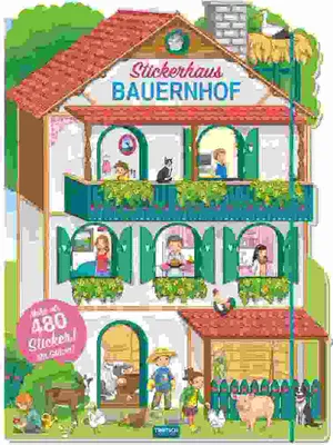 Image de Trötsch Stickerbuch Stickerhaus Bauernhof