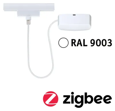 Zdjęcie produktu dla Kabel zasilający URail Zigbee 3.0   1 m, maks. 100 W, kolor sygnałowy biały