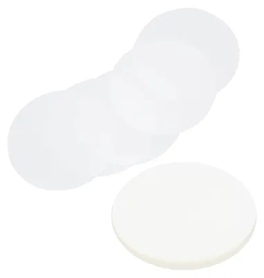 100 runde transparente Schutzfolien für Anstecknadeln, 32 mm