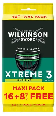 Produktbild von XTREME-3 SENSITIVE Einwegrasierer, 24 Stü ck
