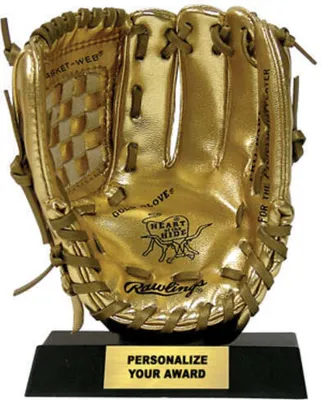 Produktbild von Rawlings Mini Gold Glove Award Replica Trophy Baseball Collectible (MINIRGG) Fanzone Artikel