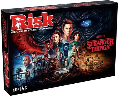 Produktbild von Hasbro RISK Brettspiel Stranger Things Strategie 2-5 Spieler Geschenk