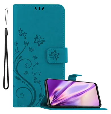 Image de Cadorabo Housse pour Realme 8 5G / V13 / Q3 / Q3i / Narzo 30 5G Housse de protection en bleu Housse de protection pour téléphone portable Etui Case