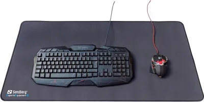 Zdjęcie produktu dla Sandberg Gamer Desk Pad XXXL, Czarny, Monochromatyczny, Podkładka dla graczy