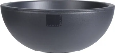 Obrázek produktu pro Velký plastový květináč v černé barvě, 40 x 16 cm