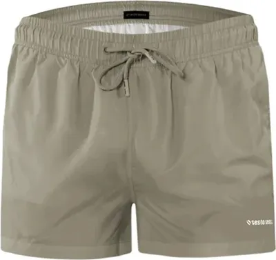 Zdjęcie produktu dla Męskie Szorty Kąpielowe, Spodenki kąpielowe męskie, Sesto Senso, Khaki 3XL