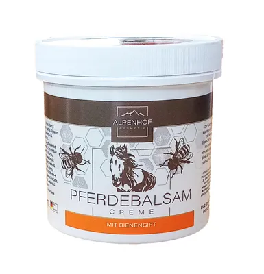 Produktbild von PFERDEBALSAM CREME 250ml mit Bienengift Massage Pferdegel Pferdesalbe Balsam Salbe 93