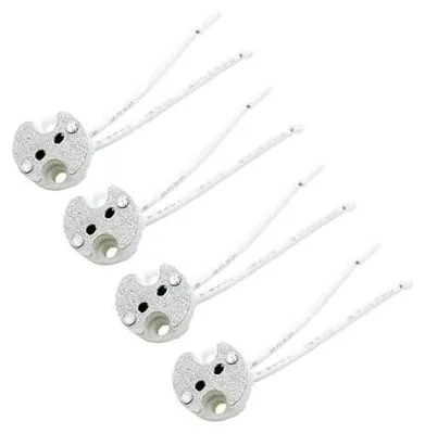 Zdjęcie produktu dla Oprawka ceramiczna MR16 GU5.3 adapter gniazdo halogenowe LED 4 szt.