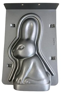 Produktbild von 3D-Backform Osterhase 17cm  Antihaftbeschichtung, Hasenbackform, Osterbackform