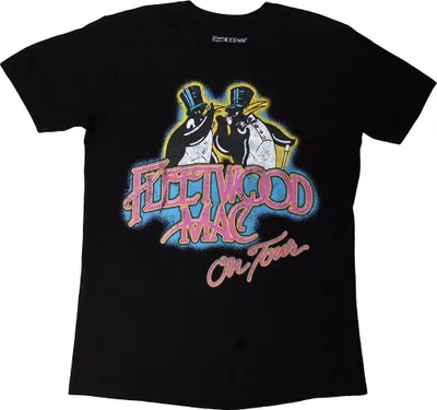 Produktbild von Fleetwood Mac - "On Tour" T-Shirt für Herren/Damen Uni RO14199 (XXL) (Schwarz)