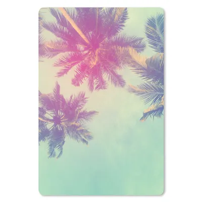 Produktbild von MuchoWow® Mauspad Mousepad Palmen - Palmenblätter - Sommer - Tropisch 18x27 cm - Mousepads - Maus Mat - Pad - Mausunterlage
