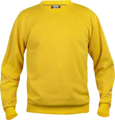 Produktbild von Klassischer Pullover mit Rundhalsausschnitt und Rippenbündchen an Ärmeln und Bund