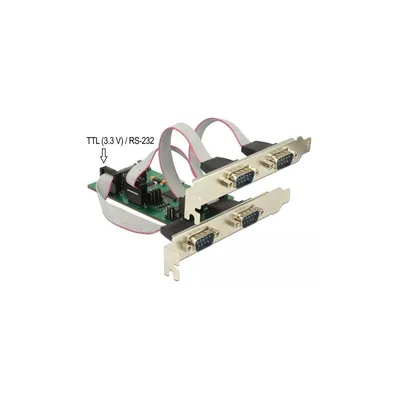 Zdjęcie produktu dla DeLOCK 62922, PCIe, RS-232, PCIe 1.1, Zielony, WCH384L, 0,921 Gbit/s