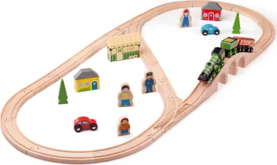 Produktbild von Bigjigs Rail Holzschienenbahn Flying scotsman