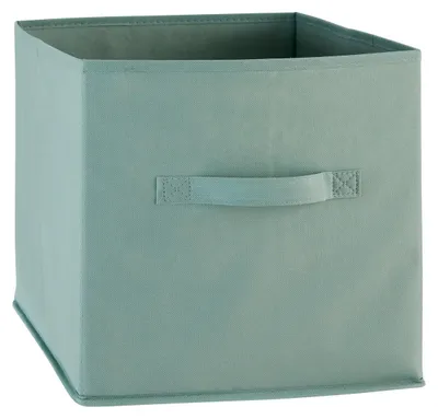 Produktbild von Aufbewahrungskorb/Schrankkorb Square Box - Karton/Kunststoff - 29 Liter - seegrun - 31 x 31 x 31 cm