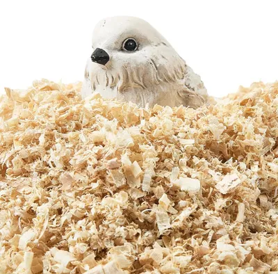 3er-Pack Vogelnestmaterial aus Naturholz, 150 g, weich