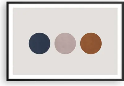 Produktbild von Gerahmtes Poster - Schwarzer Rahmen - Minimalistisch Räder Modern - 91,5x61 cm - Wand Bild - Wanddeko - Wandbilder - Kunstposter - Wandposter - Bilderrahmen - Bilder - Kunstdruck - P2BAA91x61-4524