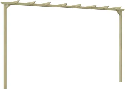 Zdjęcie produktu dla vidaXL Pergola ogrodowa z impregnowanego drewna sosnowego 360x200x60 cm