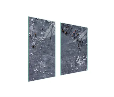 Produktbild von Glasschutzplatte 75X52 Schiefer