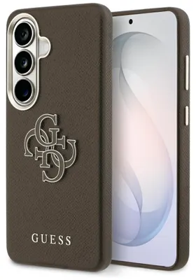Obrázek produktu pro Pouzdro Guess Grained Big 4G Metal Logo pro Samsung Galaxy S26 - hnědá