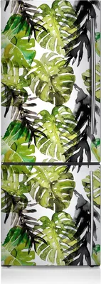 Produktbild von Magnetfolie Aufkleber Kühlschrankmagnete 60x180 cm - Aquarellblätter