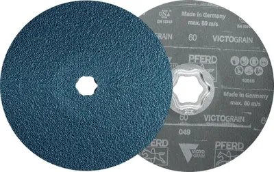 Produktbild von PFERD COMBICLICK fibre discs, 18 cm, 25 Stück(e)