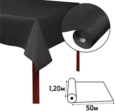Produktbild von Famanu Tischdeckenrolle – Einweg-Tischdecke 50m lang x 1,2m breit