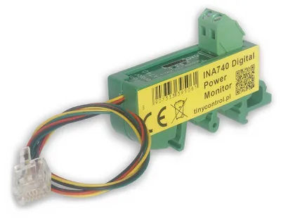 Obrázok produktu pre TINYCONTROL INA740 digitálny elektromer na DIN lištu pre LK3 & LK4