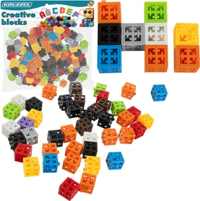Obrázok produktu pre Kruzzel 26377 Kreatívna 3D stavebnica 2 x 2 cm, 160 dielikov