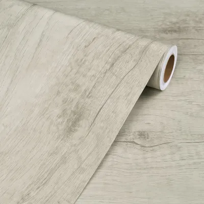Möbelfolie Holzoptik Beige, selbstklebend, 40 cm x 2 m