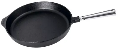 Produktbild von Bratpfanne, tief, aus Gusseisen, schwere hochwertige Qualität, Ø 28 cm