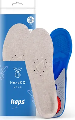 Produktbild von Kaps HexaGO Gel-Dämpfungsschuheinlagen - Größe 44/45 EUR